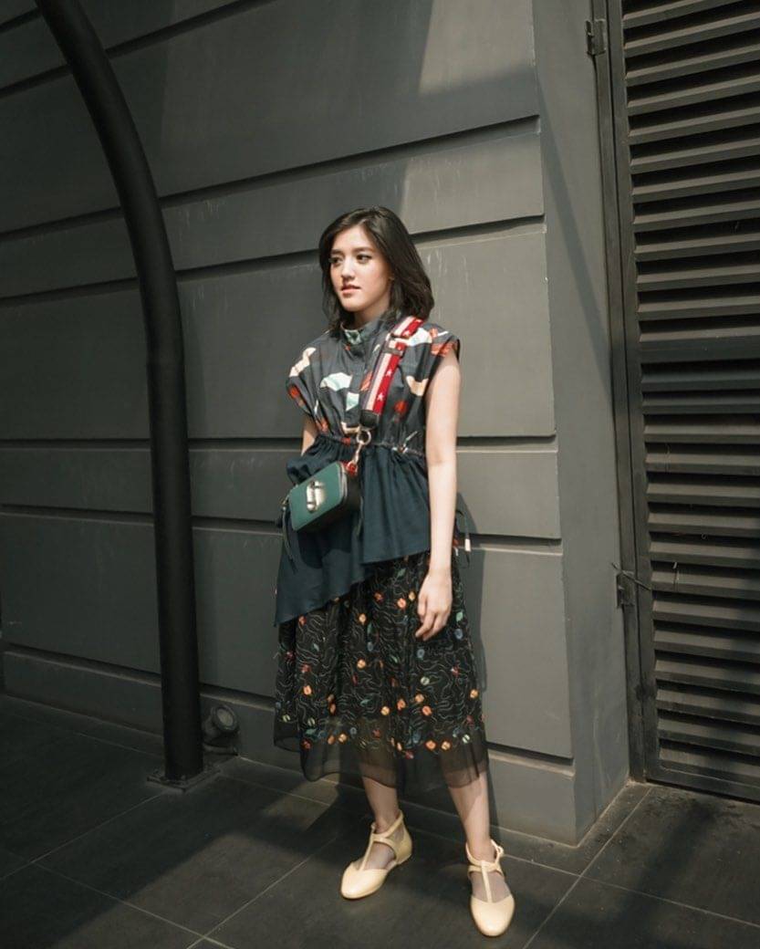 Cinta Brand Lokal Ini gaya OOTD Ify Alyssa  yang Kece