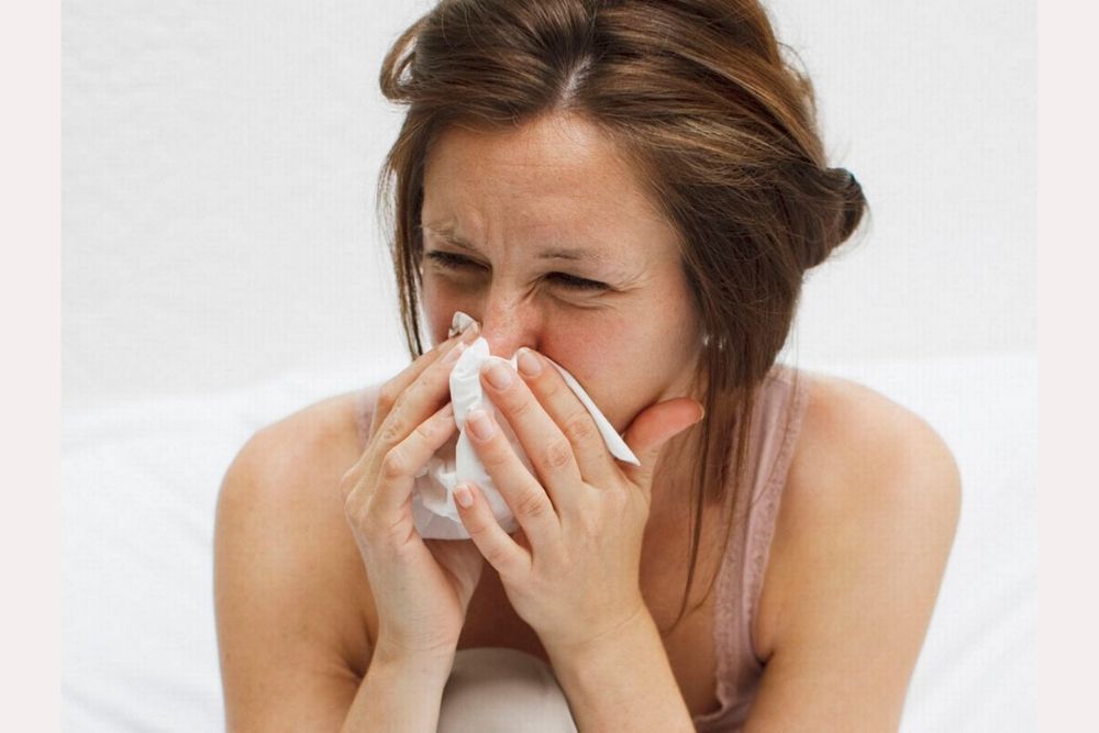 Головная боль сухой кашель насморк