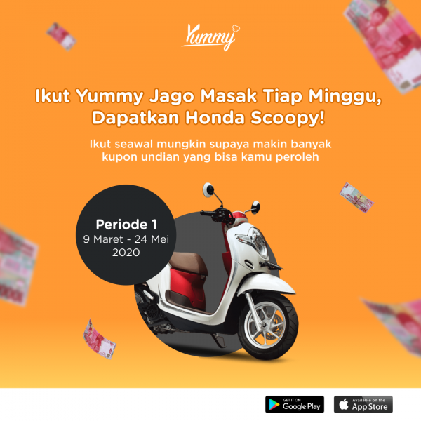 Posting Hasil Masakan Bisa Dapat Honda Scoopy! Ini Caranya.