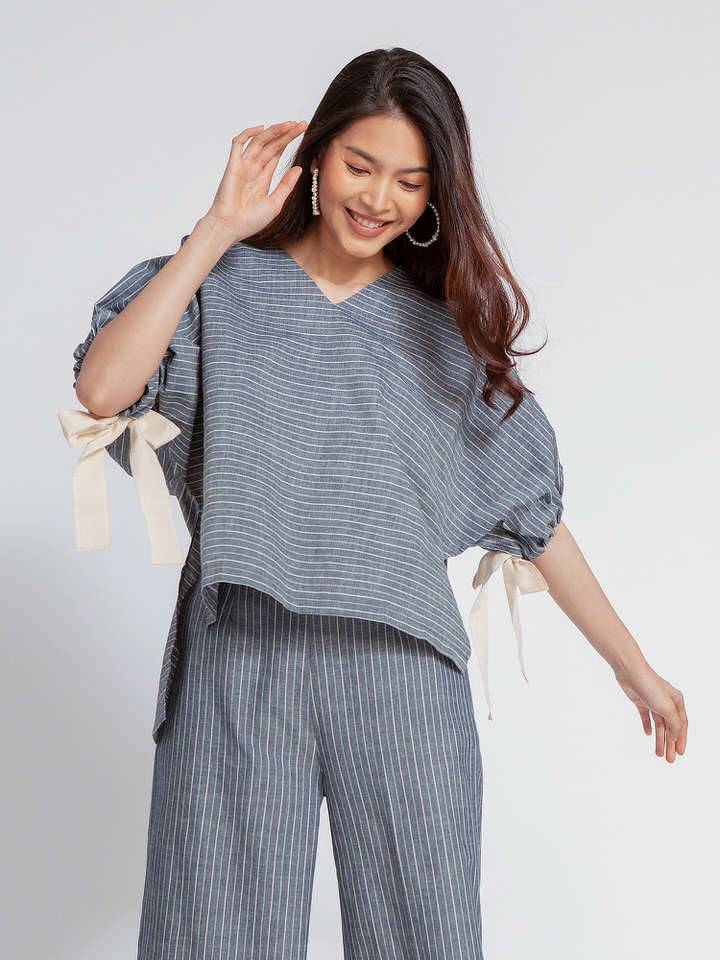 #PopbelaOOTD: Baju Garis-garis dari Brand Lokal