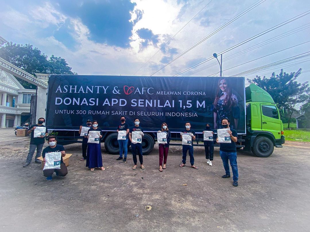 Ashanty Kumpulkan Donasi Rp1,5 Miliar untuk APD ke 300 Rumah Sakit
