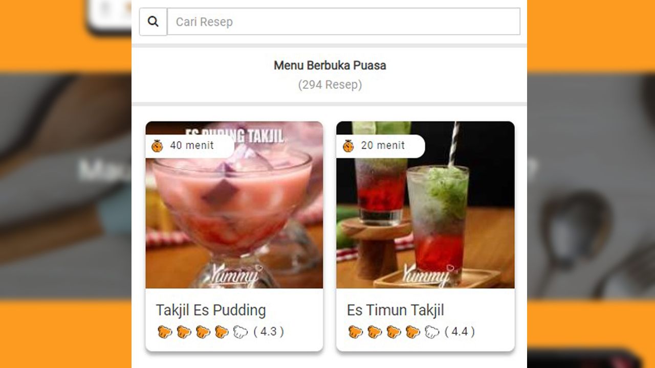 Menu Buka Puasa Sampai Makanan Sehat, Semua Ada di Yummy App 