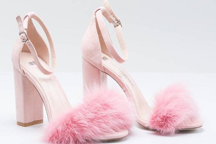 diy fluffy heels