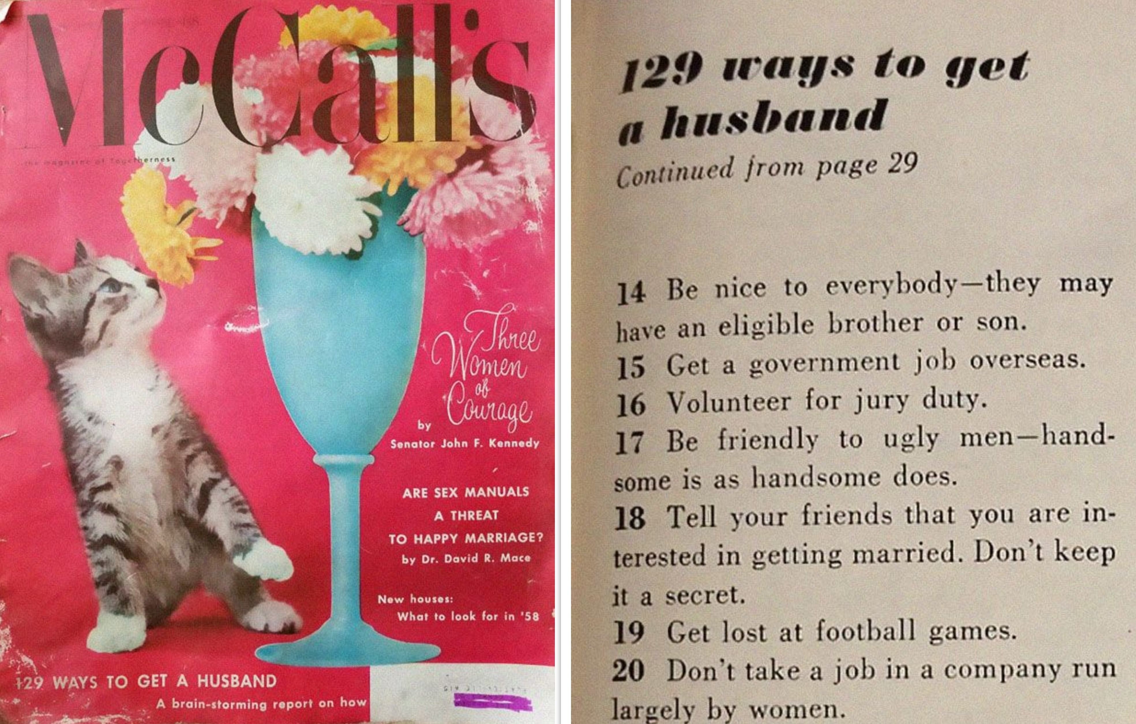 Intip 129 Cara Mencari Suami yang Ditulis di Majalah Tahun 1950-an