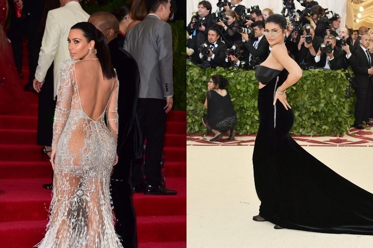 Perbandingan Foto Pamer Bokong Kim Kardashian West vs Kylie Jenner