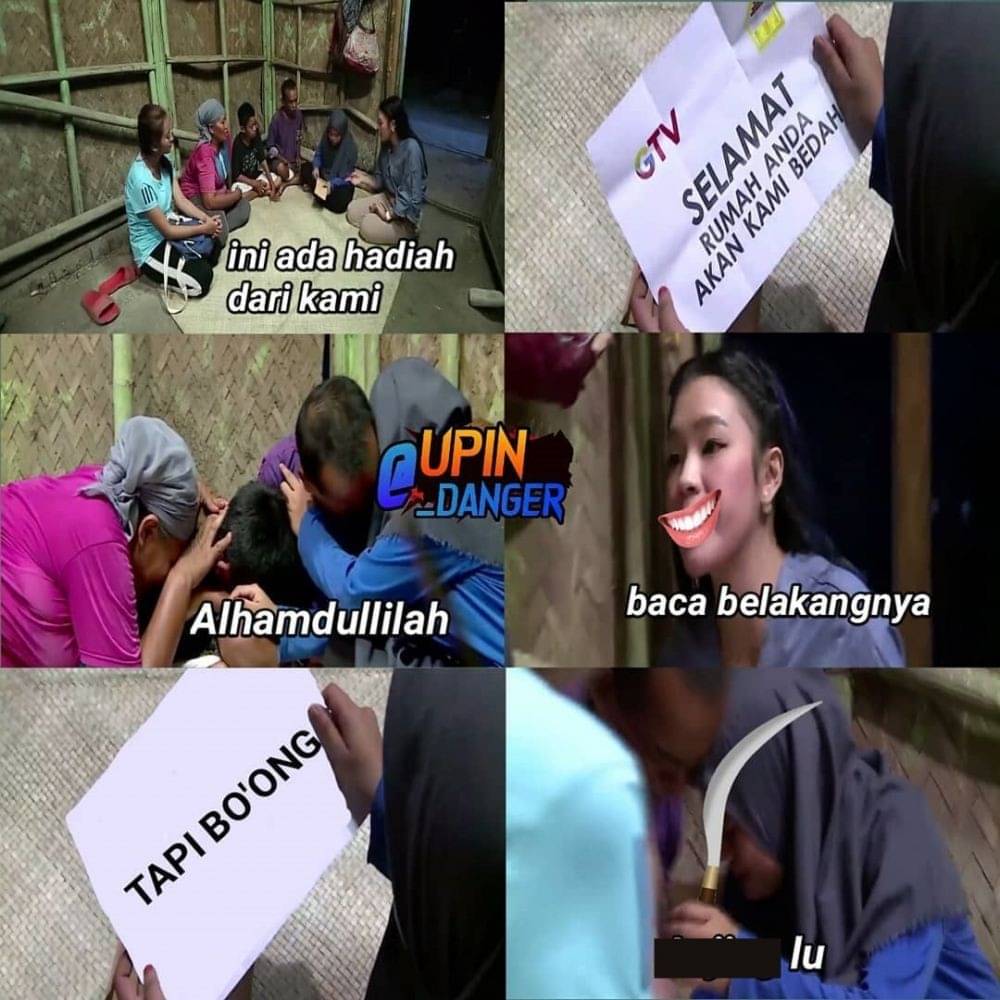 10 Meme Acara Bagi Bagi Rezeki Di TV Paling Lucu