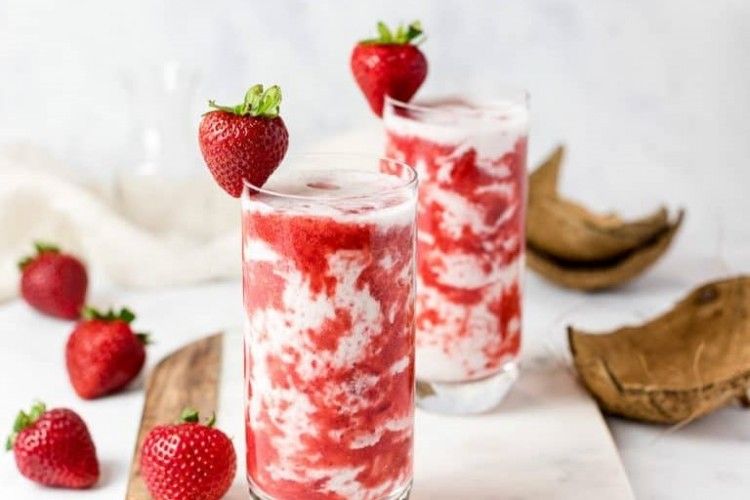 Resep Homemade Korean Strawberry Milk