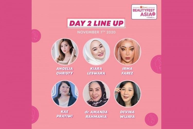 Akses Gratis Daftar Talk show & Workshop BeautyFest Asia 2020 Day-2
