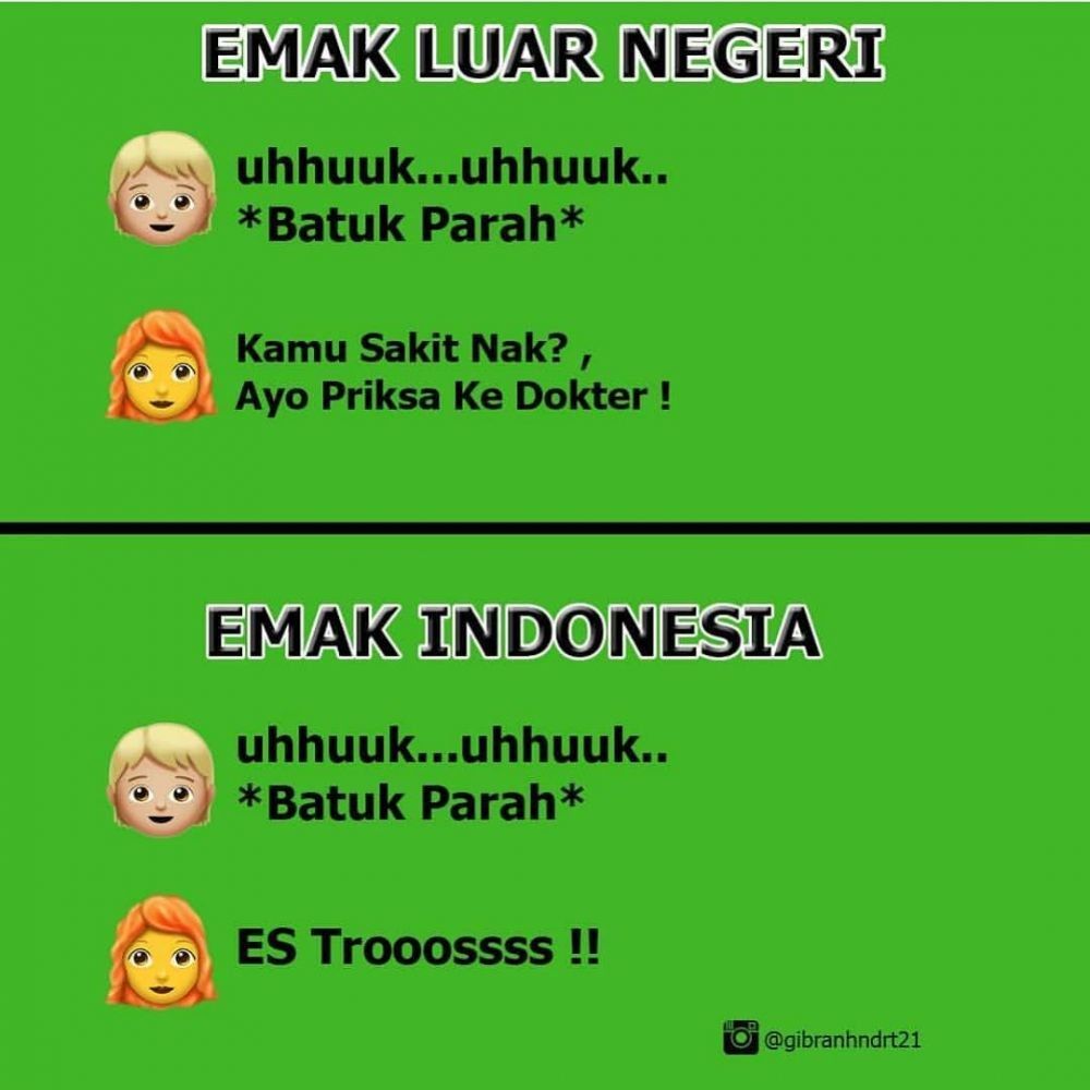 10 Meme Perbedaan Ibu-ibu Indonesia VS Luar Negeri, Kocak Banget Deh!