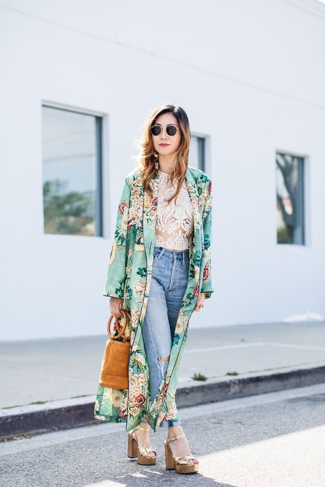 Inspirasi Pakai Kimono Untuk Outfit Sehari-hari