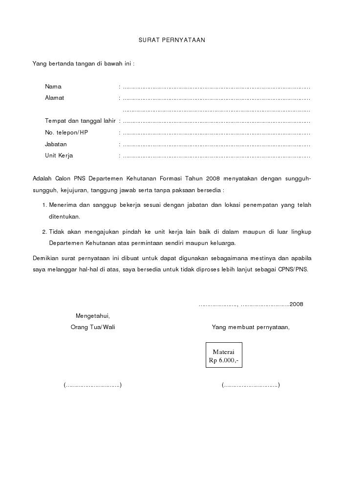 10 Contoh Surat Pernyataan dan Cara Membuatnya Lengkap!