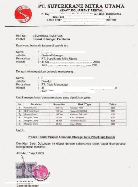 7 Contoh Surat Penawaran Barang Yang Baik Dan Benar
