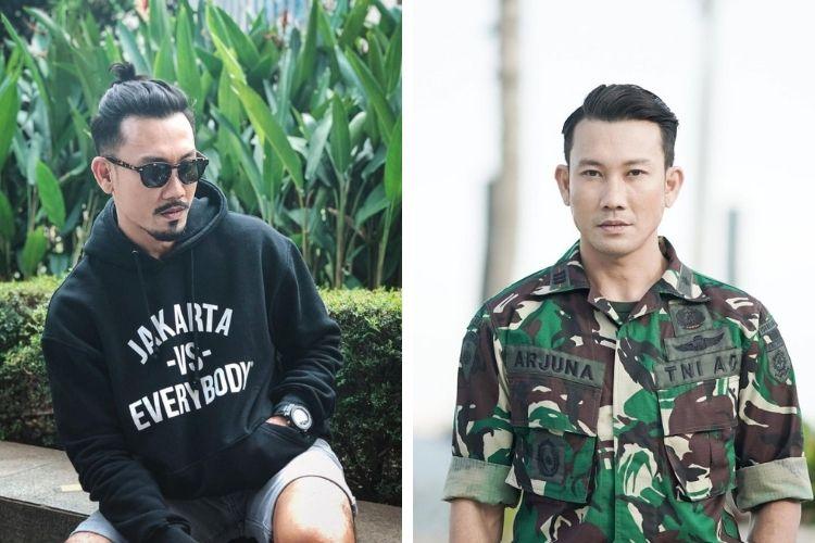 7 Potret Artis Before dan After Cukur Kumis, Gantengan Mana?