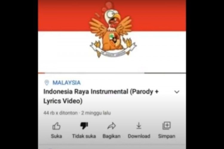Dijadikan Parodi, Malaysia Mengutuk Video yang Menghina Indonesia
