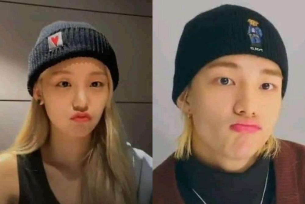 Sering Dibilang Kembar, Intip 9 Potret Kemiripan Yeji dan Hyunjin