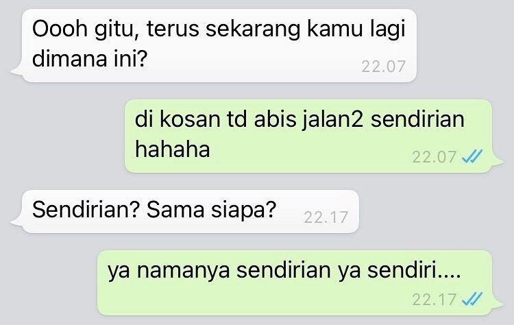 Kocak Tapi Kesal, 10 Chat dengan Pacar Posesif Ini Bikin Geleng Kepala