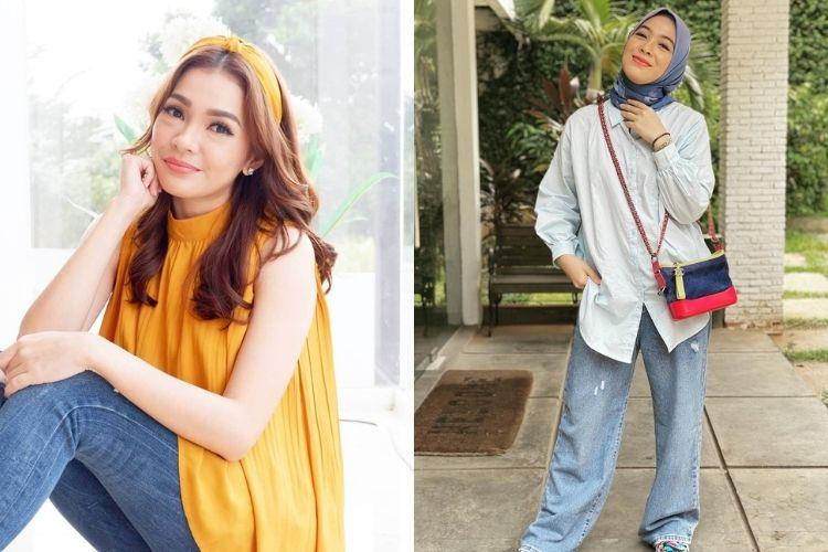 Bukan Saudara, Ini Perbandingan Gaya Artis Indonesia Berwajah Mirip