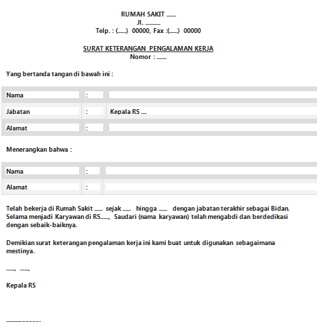 8 Contoh Surat Pengalaman Kerja Beserta Cara Membuatnya