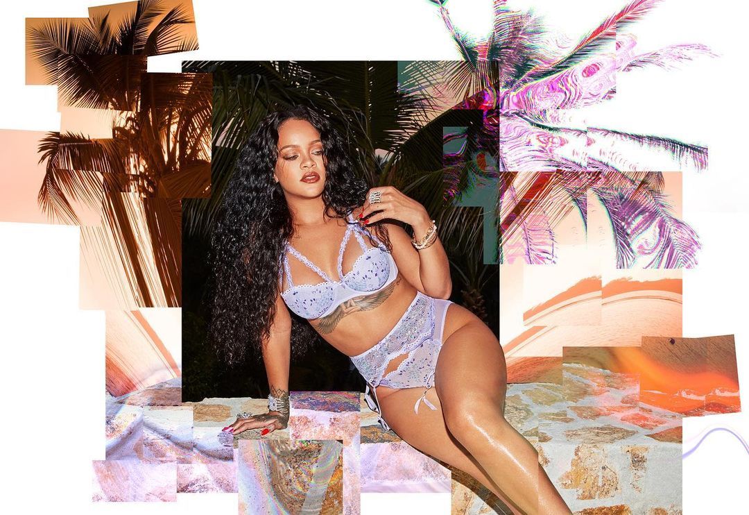 Deretan Gaya Seksi Rihanna Pakai Lingerie, Menghebohkan Media Sosial
