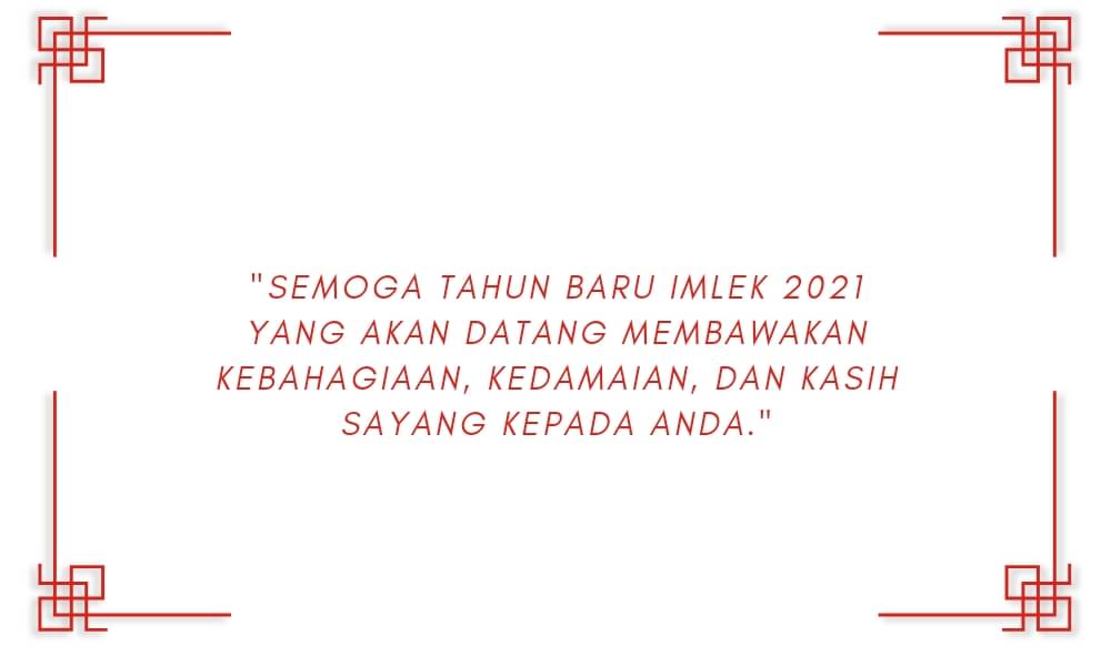 Selain Gong Xi Fa Cai, Ini 11 Ucapan Imlek yang Bisa Kamu Kirimkan