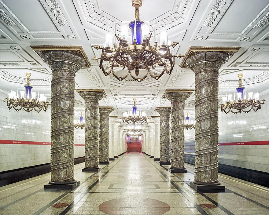 12 Arsitektur Stasiun Kereta di Rusia yang Bikin Terperangah