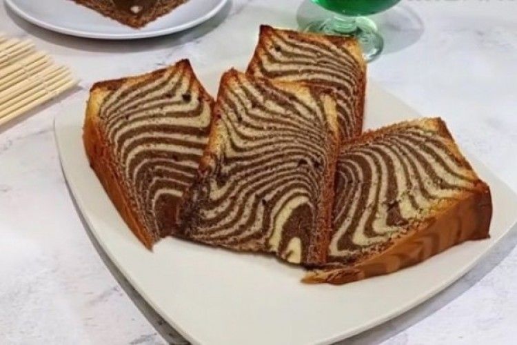 Resep Zebra Cake, Bolu Lembut Favorit Semua Orang