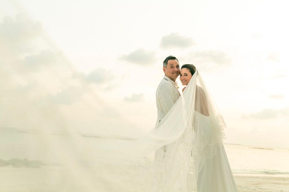 Menikah di Maldives, 6 Momen Bahagia Julie Estelle dan David Tjipto