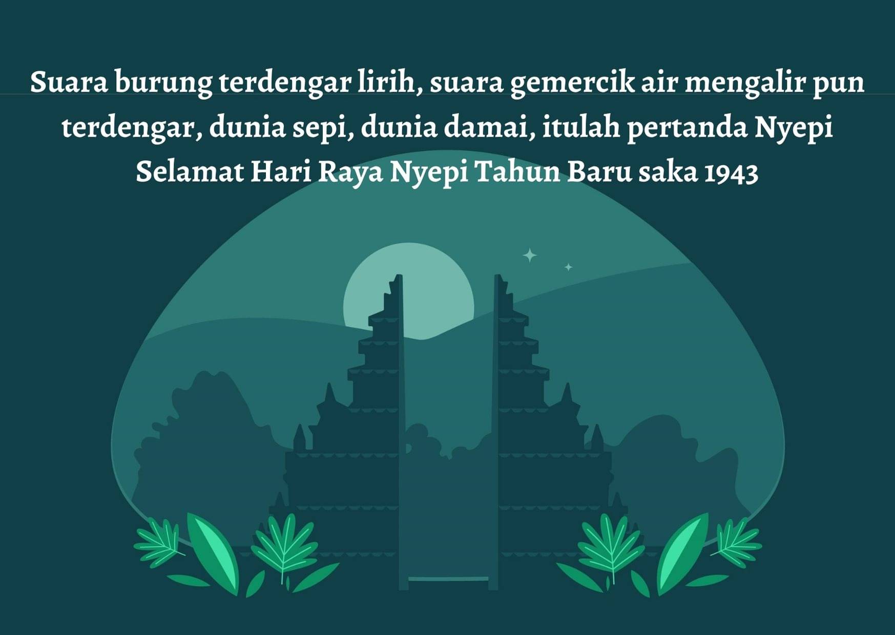 15 Ucapan Selamat Hari Raya Nyepi Lengkap dengan Gambar