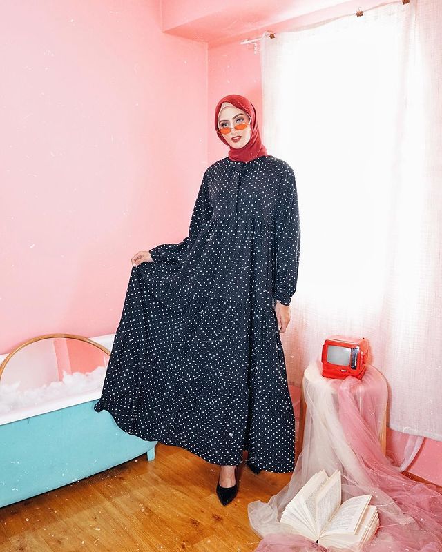 Ootd Gamis Merah / √ 50+ OOTD Gamis Simple Tapi Elegan untuk Sehari