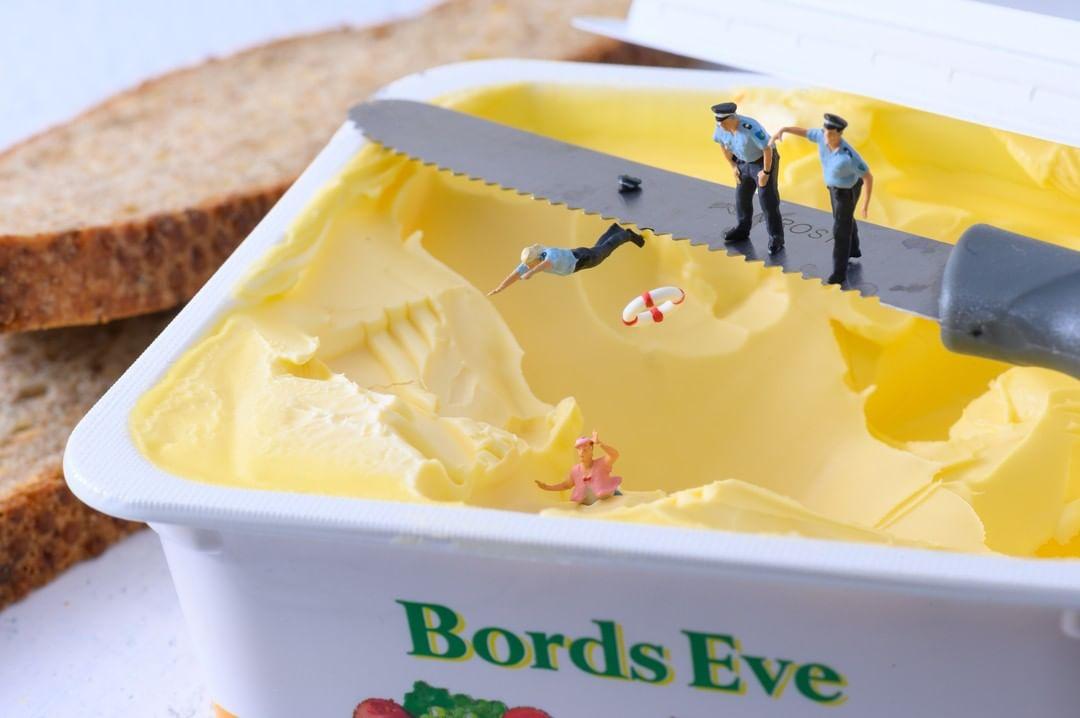 Unik dan Menggemaskan, Dunia Miniatur Ini Dibuat dari Makanan