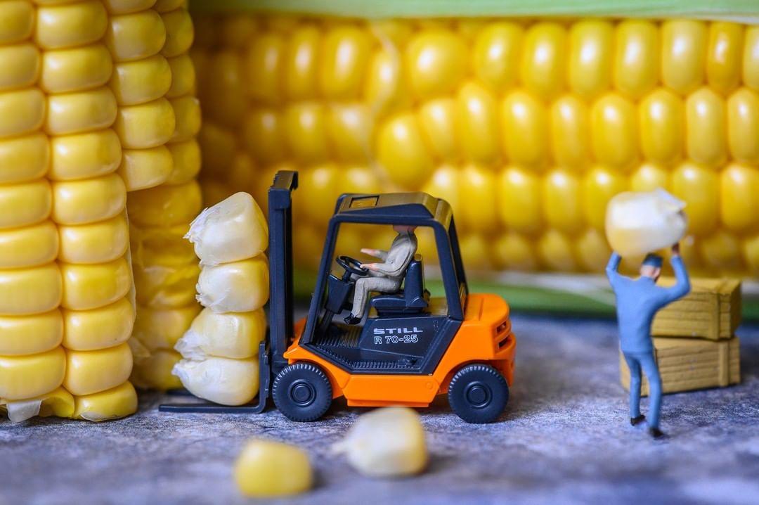 Unik dan Menggemaskan, Dunia Miniatur Ini Dibuat dari Makanan