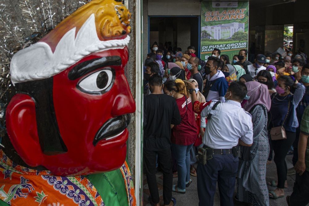 Viral, Ini 7 Potret Pasar Tanah Abang yang Penuh Lautan Manusia