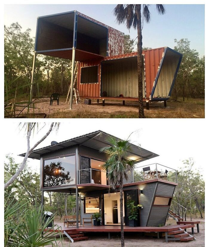 Lebih Murah, Ini 9 Inspirasi Rumah Estetik dari Container Bekas