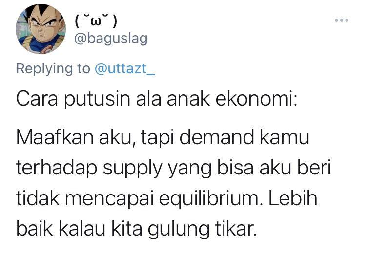 10 Twit Kocak Cara Putusin Pacar Sesuai Jurusan, Bikin Geleng Kepala