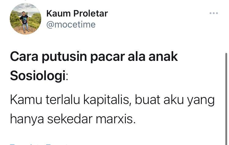 10 Twit Kocak Cara Putusin Pacar Sesuai Jurusan, Bikin Geleng Kepala