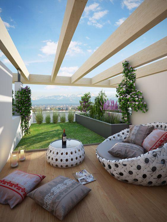 11 Ide Desain Rooftop Rumah Agar tidak Panas dan Membosankan