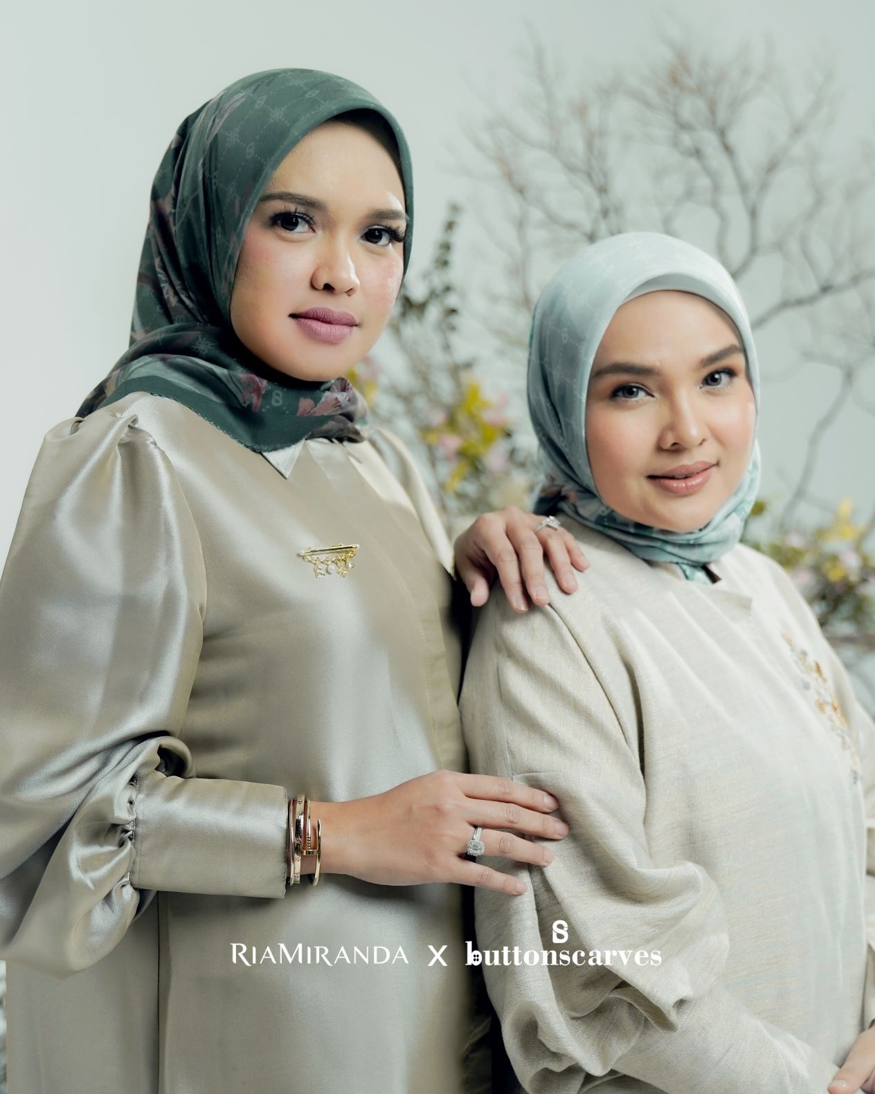 Kolaborasi Buttonscarves & RiaMiranda Luncurkan Koleksi Hijab Elegan