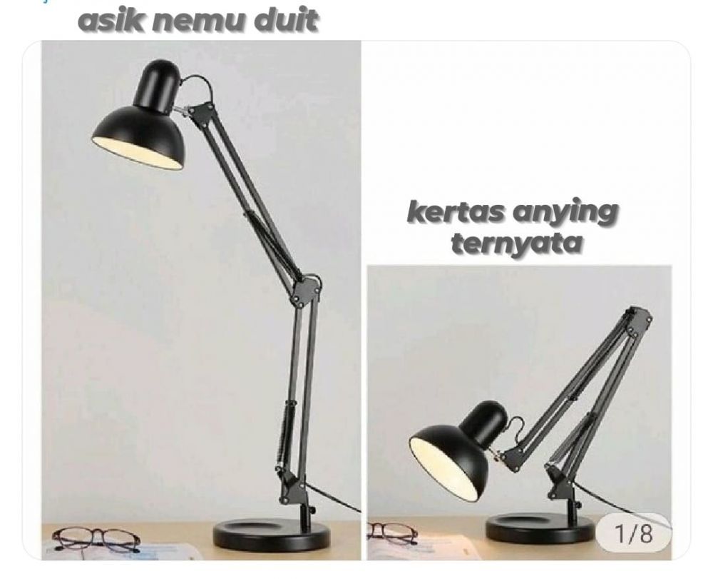 10 Meme Kreatif Lampu Belajar Lipat Buatan Warganet, Kocak Abis!