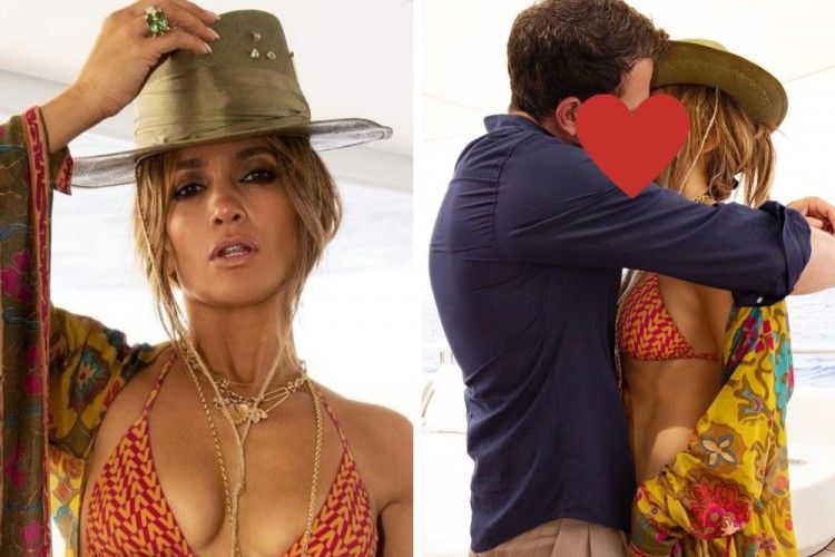 5 Potret Jennifer Lopez & Ben Affleck Resmikan Hubungan di Instagram