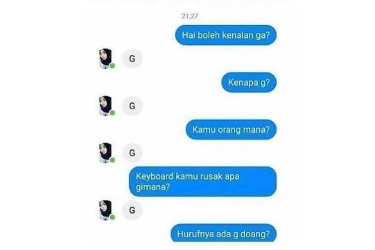 11 Chat Ngajak Kenalan Tapi Akhirnya Gagal, Bikin Ketawa!