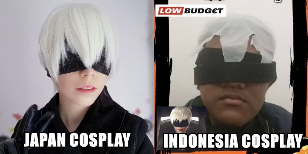 10 Meme Cosplay Versi Indonesia VS Jepang, Perbedaannya Bikin Ngakak 