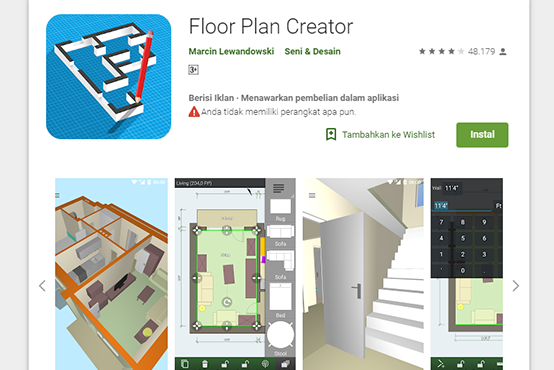 12 Aplikasi Desain Rumah Gratis yang Terdapat di Android 