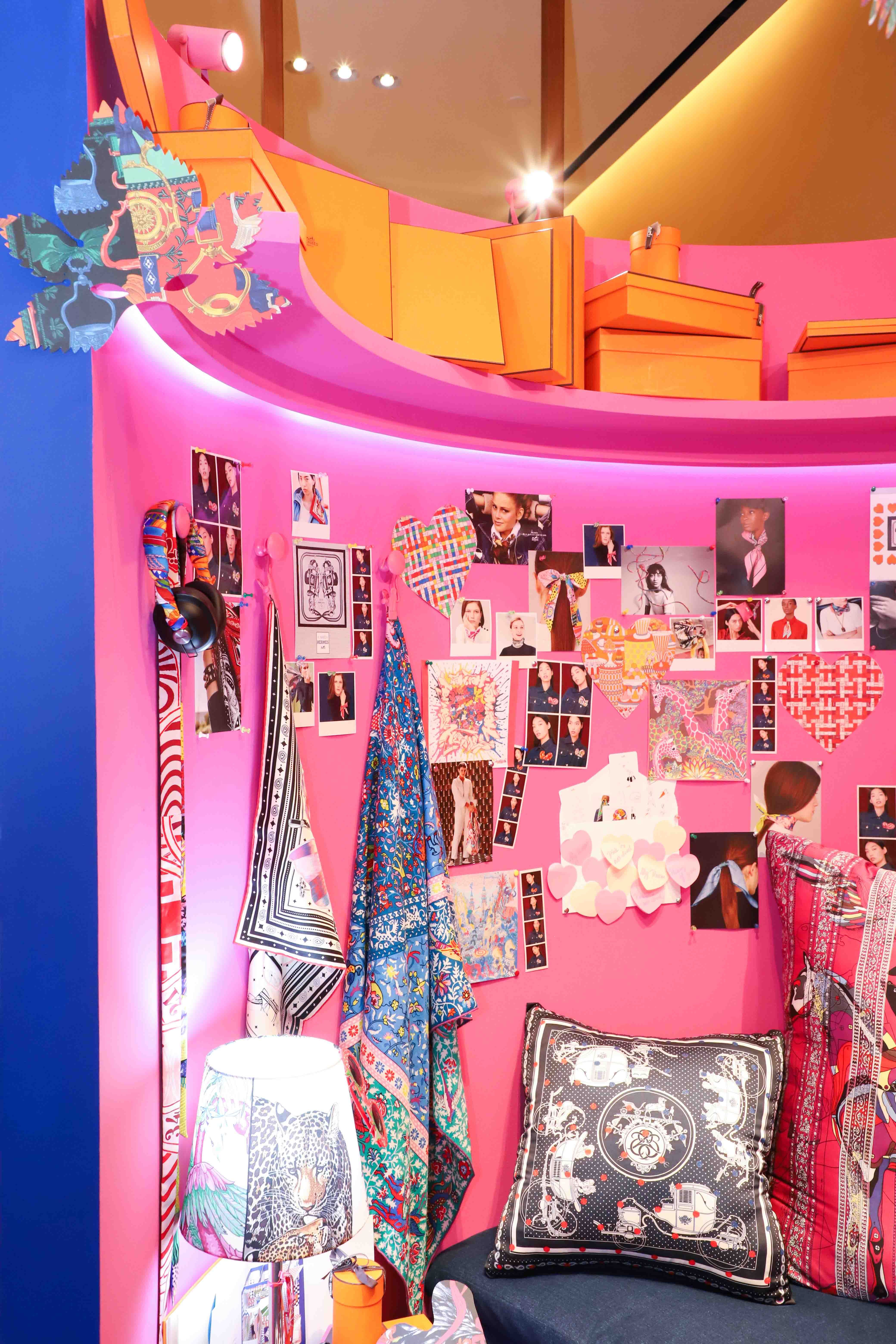 Hermès Pink Room, Pop-up Gemas di Butik Hermès Pacific Place