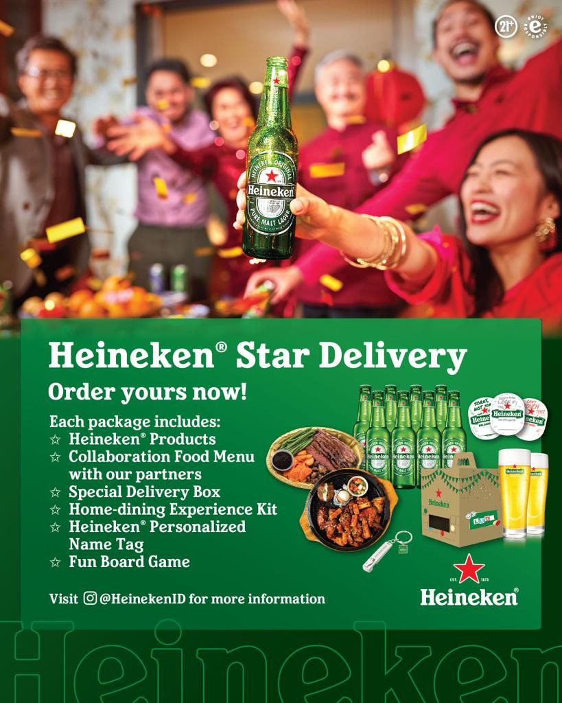 Beer O'Clock is Back! Kolaborasi Praktis Heineken dengan Cloud Kitchen