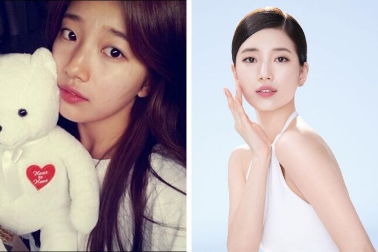 Begini Perbedaan Artis Korea Ketika Bare Face vs Full Makeup