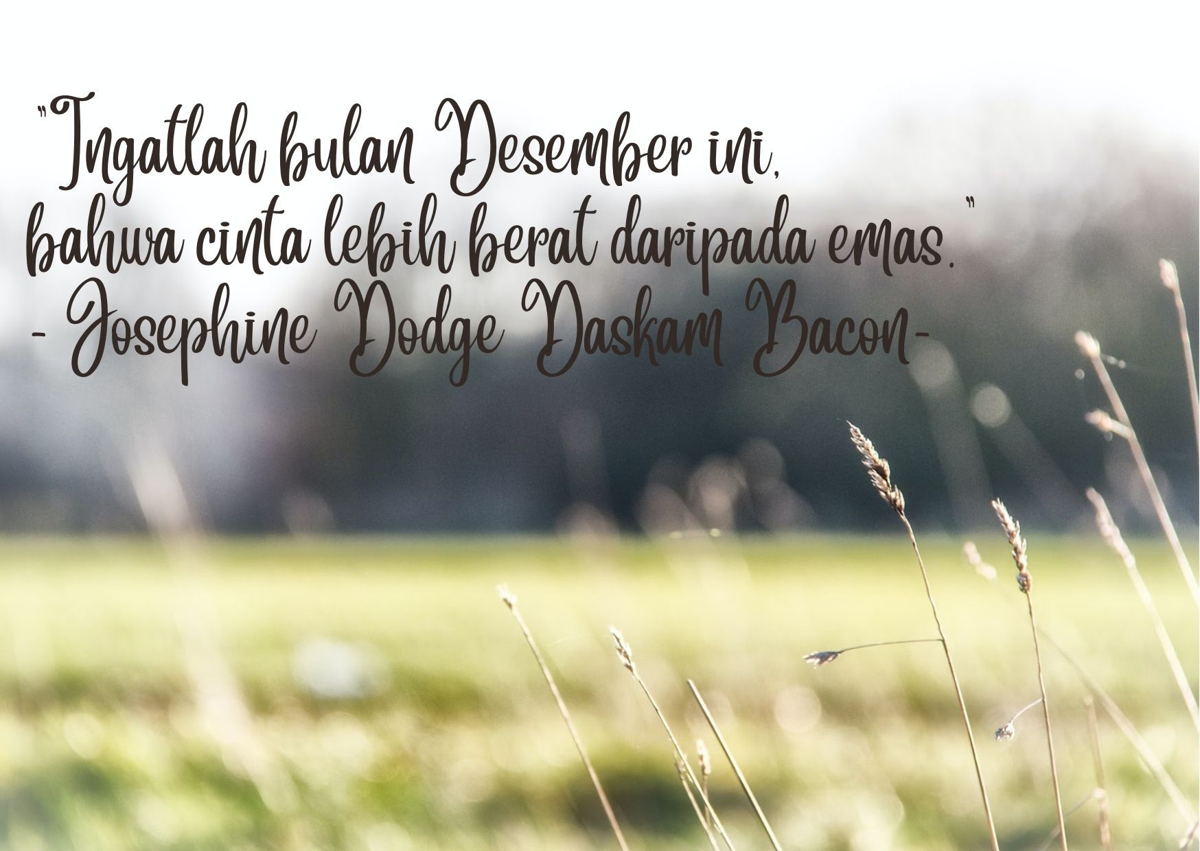 10 Quotes Sambut Bulan Desember, Bikin Semangat Menjalani Hari