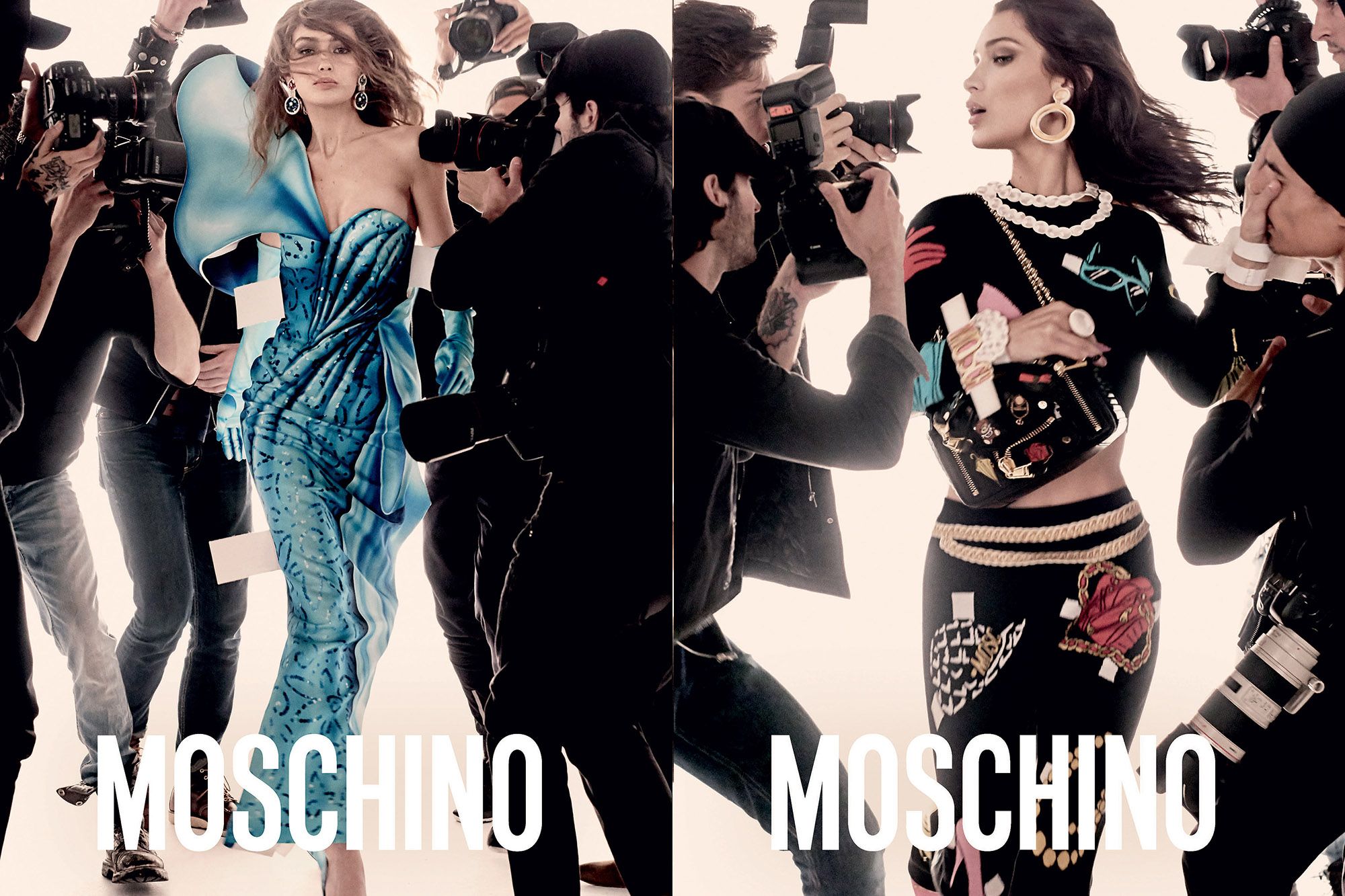 Potret Ikonik Gigi dan Bella Hadid di Kampanye Fashion Bersama