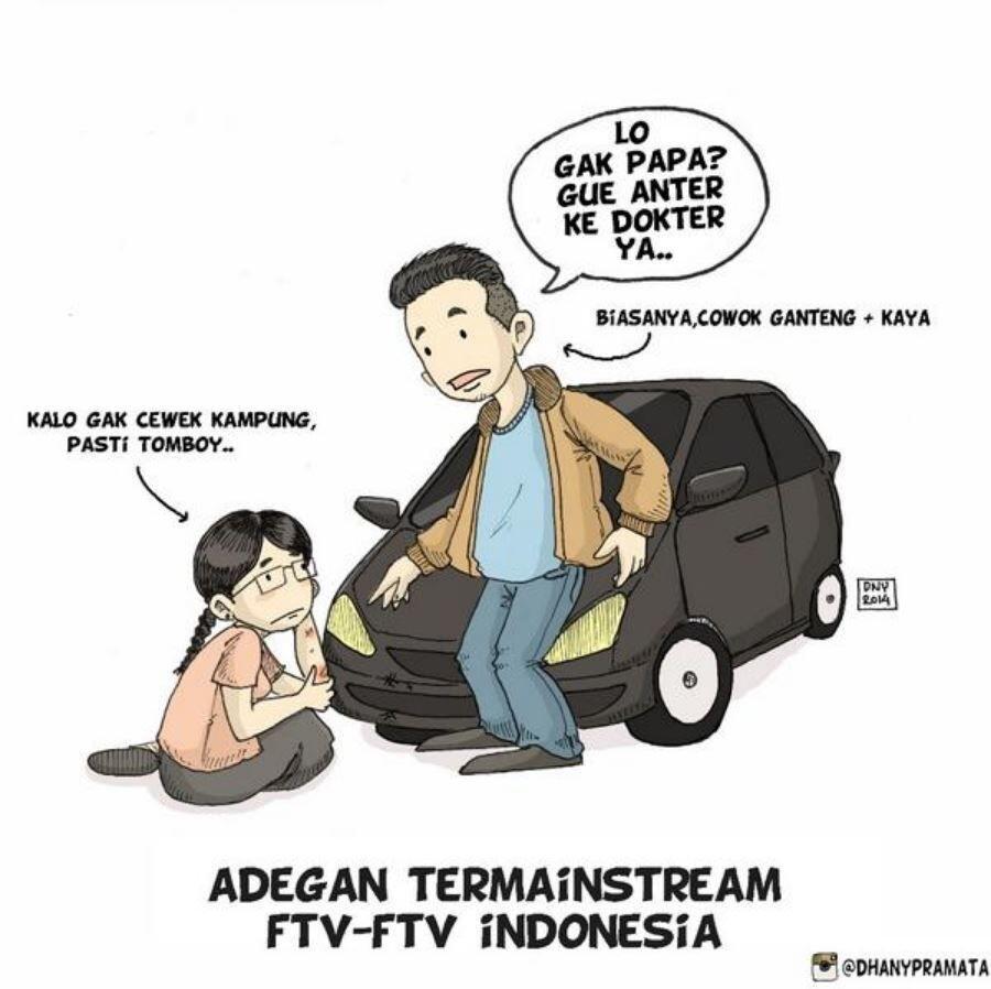 10 Deretan Meme Kocak Adegan Ditabrak Mobil di Sinetron