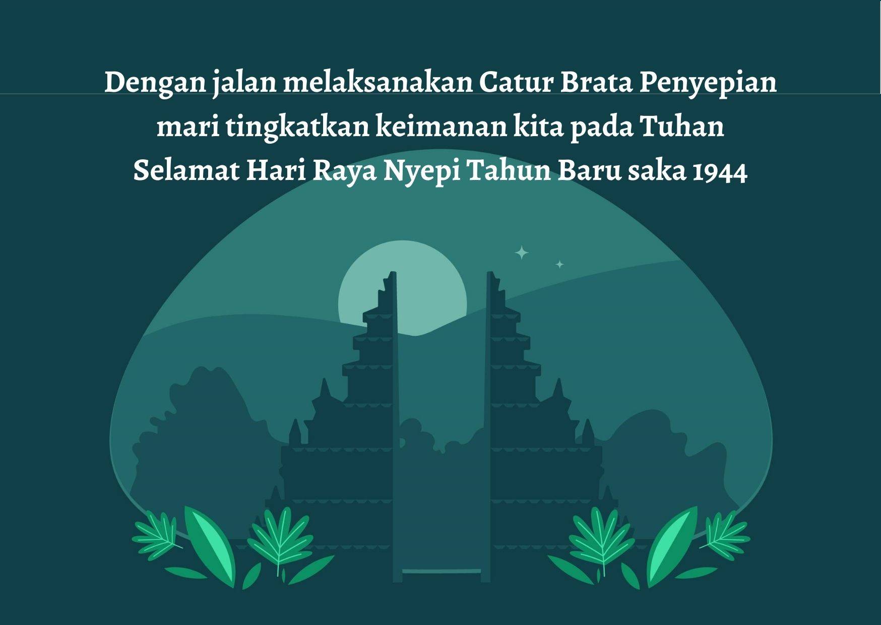 25 Kata-Kata Ucapan Selamat Hari Raya Nyepi Lengkap Gambar