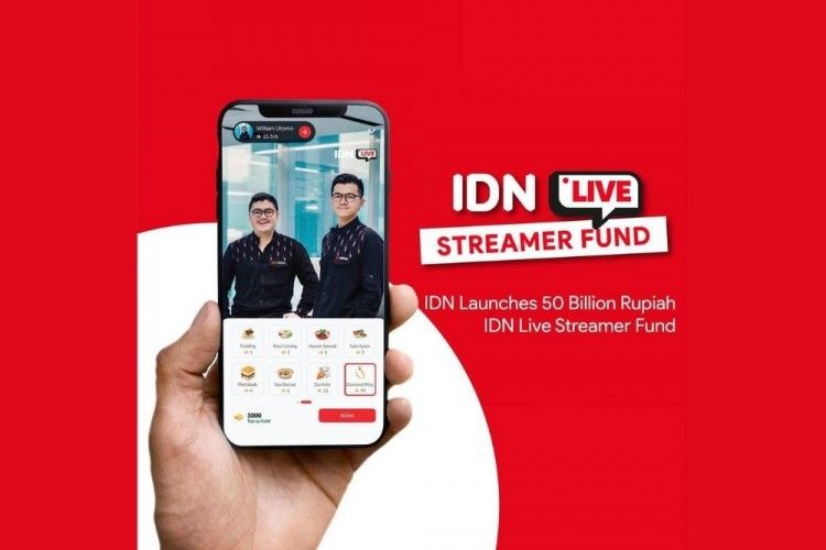 IDN Luncurkan Dana Rp50 Miliar
untuk Program IDN Live Streamer Fund